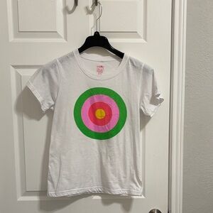 NATURAL LIFE White Tee with Colorful Target Design
